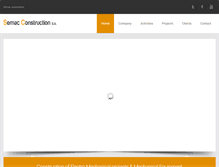 Tablet Screenshot of construction.semac.gr